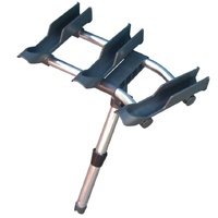 Quick Lift 3 in1 Triple PORT Rod Holder MA 107P Rod Holder Mount