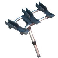 Quick Lift 3 in1 Triple STSRBOARD Rod Holder MA 107S Rod Holder Style Mount