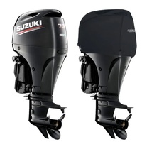 Vented Half Outboard Cover S20-V Black Suits Most Suzuki DF70A  DF80A  DF90A Post 2008 