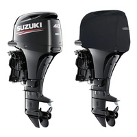 Vented Half Outboard Cover S25-V Black Suits Most Suzuki DF40A DF50A DF60A 3 Cyl Post 2010