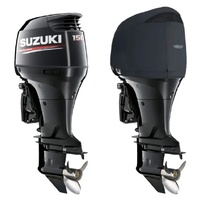 Vented Half Outboard Cover S10-V Black Suits Most Suzuki DF150 DF175 Post 2005 