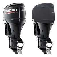 Vented Half Outboard Cover S05-V Black Suits Most Suzuki DF200 DF225 DF250  Post 2003