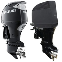 Vented Half Outboard Cover S000-V Black Suits Most 350A DF325A DF300B Post 2017 V6 4.4L