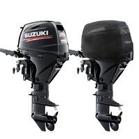Vented Half Outboard Cover S30-V Black Suits Most Suzuki DF25A DF30A3 Cyl Post 2014