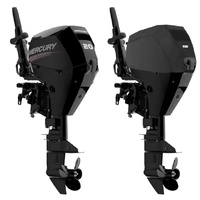 Vented Black Cover M35-V for Merc 8HP 9.9HP Post 2024  and 15HP  20HP  Post 2006  4 Stroke 2 Cylinder 333CC Outboard 