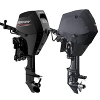 Vented Black Cover M30A-V for Mercury 25HP 30HP Post 2022 4 Stroke 2 Cylinder 500CC Outboard