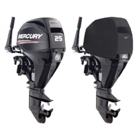 Vented Black Cover M30-V for Mercury 25HP 30HP 2007 - 2021 4 Stroke 3 Cylinder 526CC Outboard