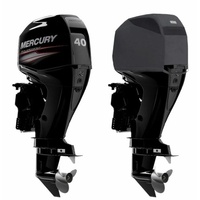 Vented Black Cover M20-V for Merc 40HP 50HP 60HP Post 2008 4 Stroke 4 Cylinder 995CC Outboard