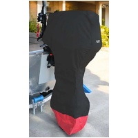 Univ Full Cover MA 075-3BK  Suits 8HP - 20HP Outboards Black