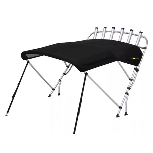 Whitewater PRO Bimini MA 099-3BK Black 1.9 - 2.1m 3 Bow with Rocket Launcher Oceansouth