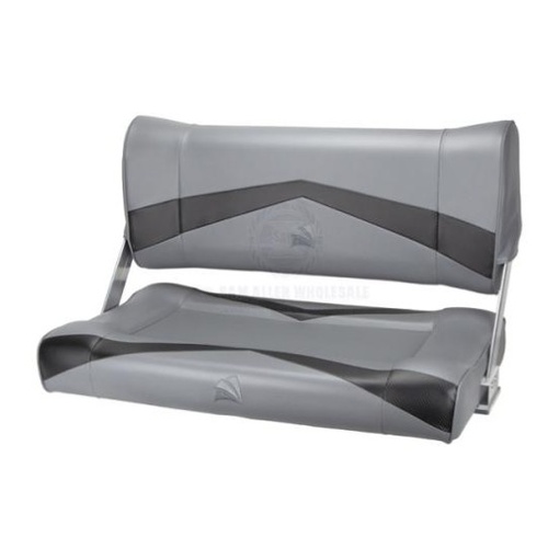 Console Double Flip Seat Dark Grey n Black Carbon No Arms 293619
