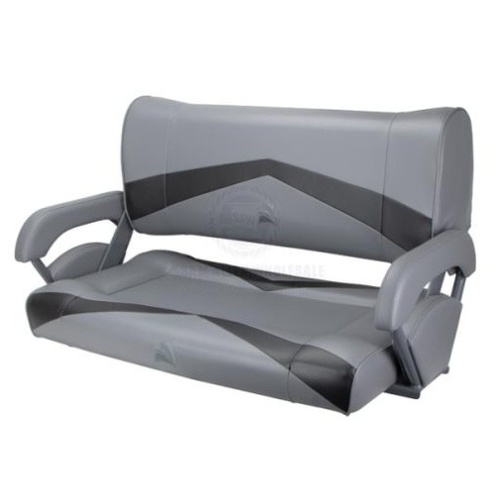 Console Double Flip Seat Dark Grey n Black Carbon With Arms 293618
