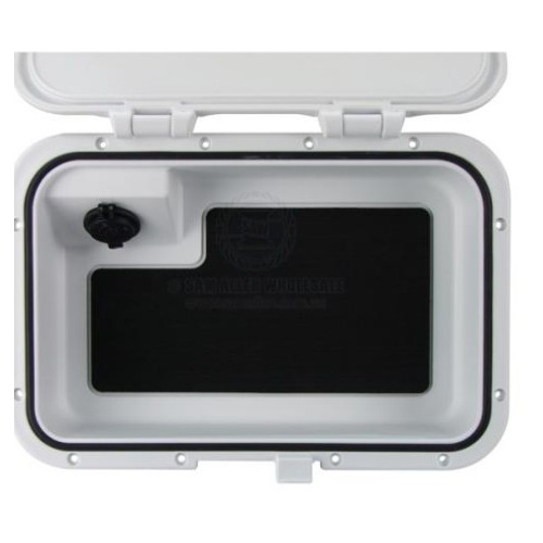 Relaxn White Glove Box with Dual USB 38282