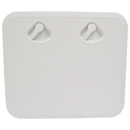 Inspection Hatch Deluxe 510 x 460 Overall White RWB2345