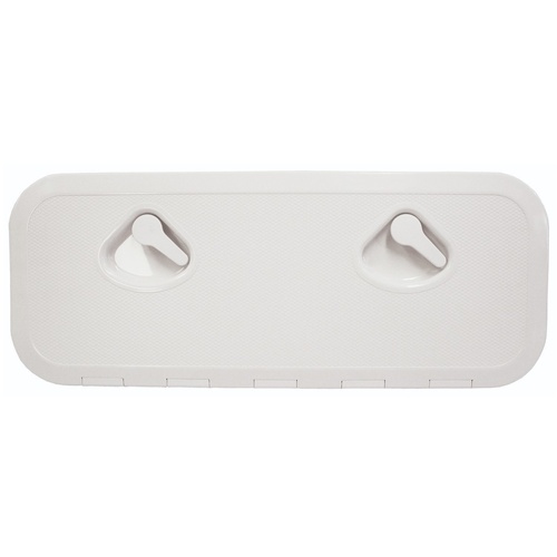 Long Inspection Hatch Deluxe 600 x 250 Overall White RWB2341