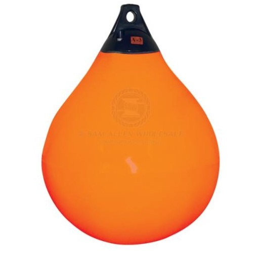 Castro HD Orange Teardrop Boat Fender 800 x 620mm 160kg Buoyancy 37559 