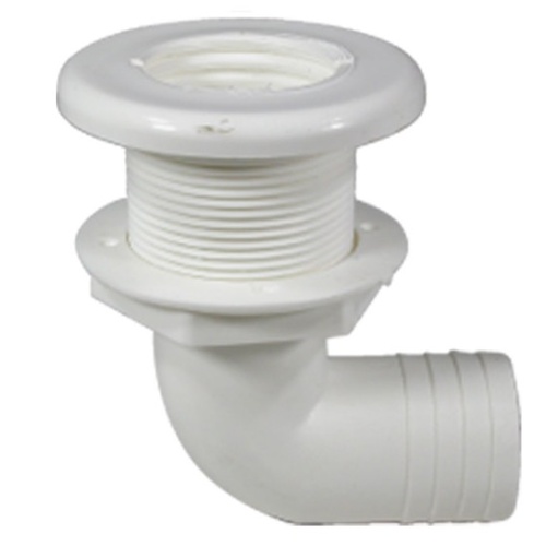 Livewell Bait Tank Drain Overflow Base  90 Degrees 131968