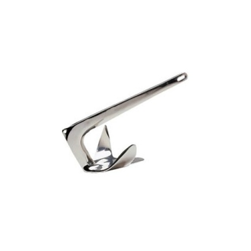 Claw Self Aligning 316 SS Anchor 7.5kg Stainless Steel  Suits Most Boats 5 - 8 Metres