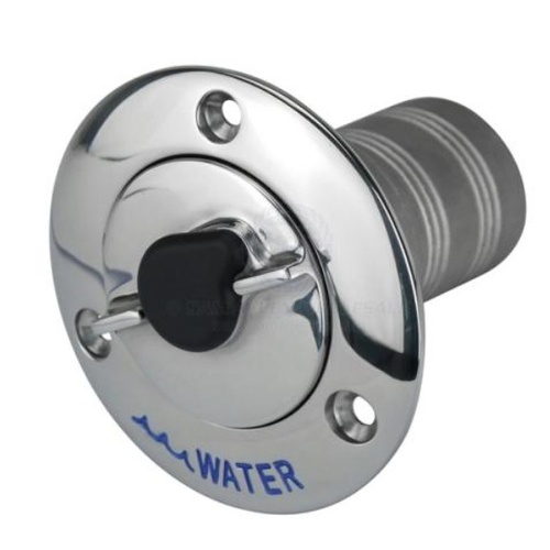 Lockable Stainless Steel Water Deck Filler Suits 38mm ID Hose 29671