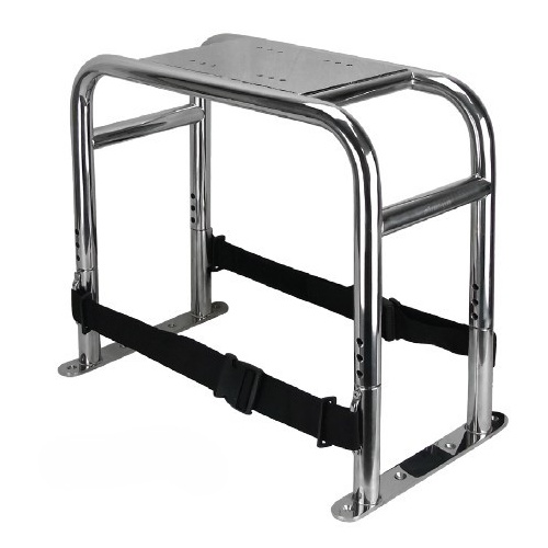 Single Space Frame Stainless Steel Seat Base 293814 with Adjustable Height 