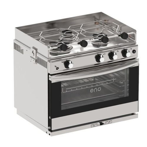 Eno 1433 - Grand 3 Burner SS Stove with Oven & Grill - Open Sea Grand