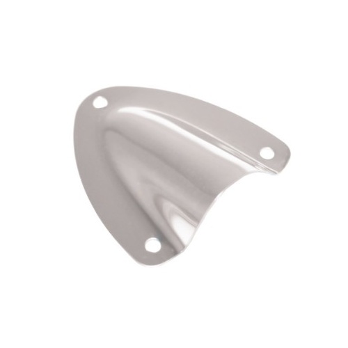 Mini Clam Shell Vent 53mm x 54mm Stainless Steel RWB1732