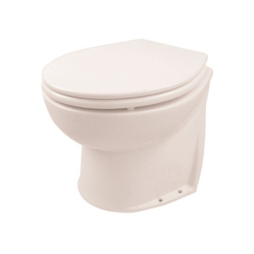 Toilet Jabsco Fresh Water Deluxe Silent 12V J10-144 Vertical Back Compact Height