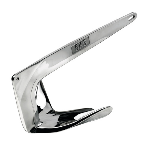 Claw Anchor 5kg 316 Stainless Steel 
