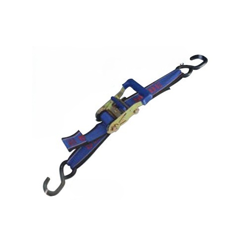 HD Transom Tiedowns 50mm x 1m Ratchet 1400KG Break Strain (Pair) 215122