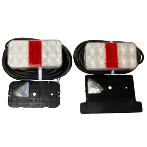 Ark Slimline LED Pre-Wired Trailer Light Set with 9m Cables 214028