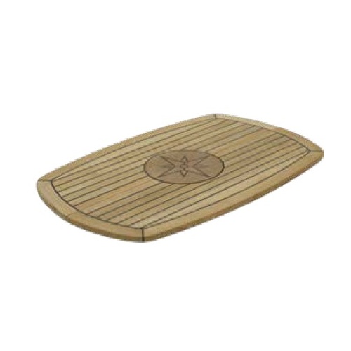 Rectangular Folding Teak Table Top 930 x 610mm Nautic Star Eclipse