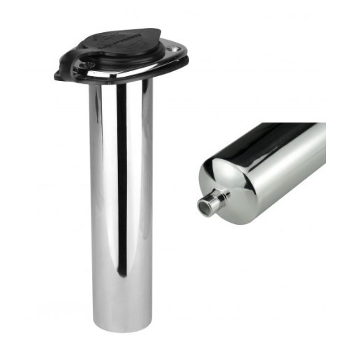 Reelax SS HD 90 Degree Rod Holder w Drain Cap n Gasket RX57000 Game Rated to 60Kg