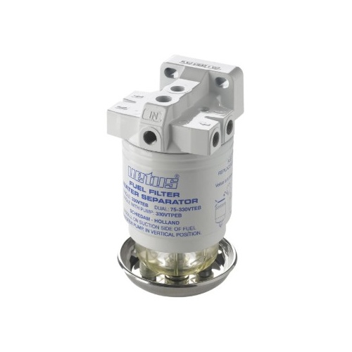 340VTEPB Water Sep/Fuel Filter - Max 465LPH CE/ABYC Approved -  Vetus 10 Micron with Pump