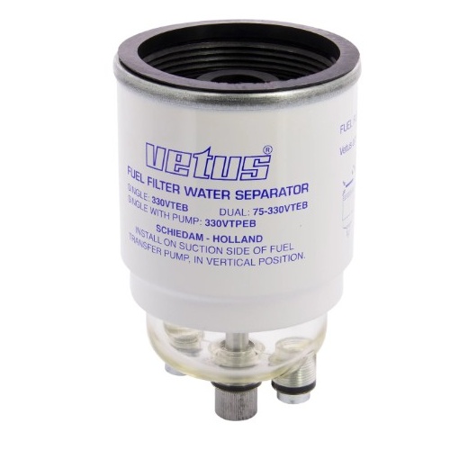  VT33EB Fuel Filter Element 10 Micron - 190LPH Max - Vetus Spin On - CE/ABYC Approved - 