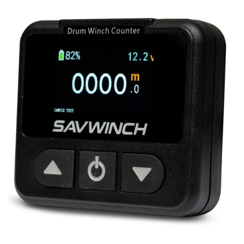 Digital Drum Winch Rope Chain Counter by Savwinch - 9620 153265 Retrofit to any Drum Winch