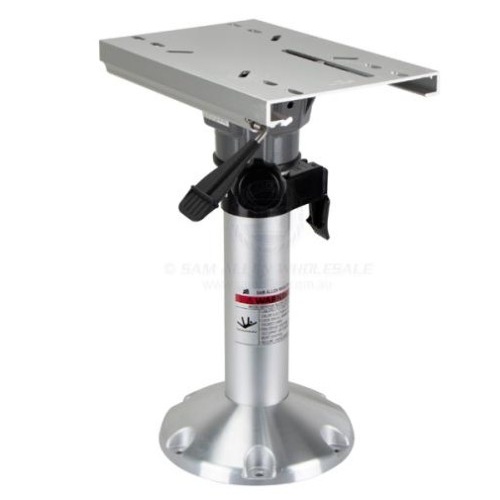 Relaxn Seat Pedestal 455-600mm w Slide Swivel n Lock 293850