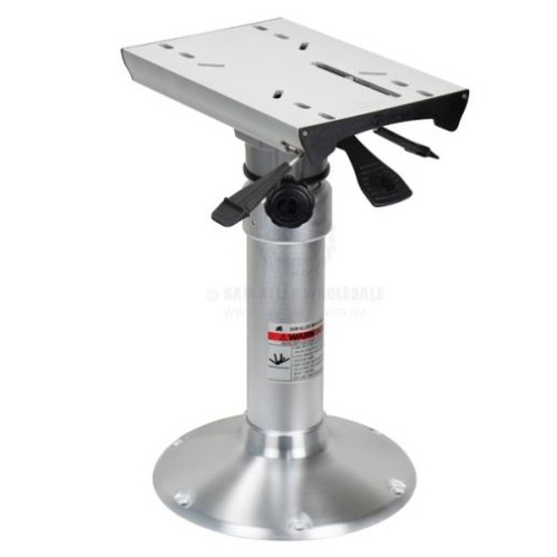 Air Ride Cushioned HD Seat Pedestal 500-650mm w Slide Swivel n Lock 293865