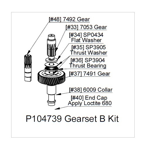 Maxwell Gear Set B for RC6 - P104739
