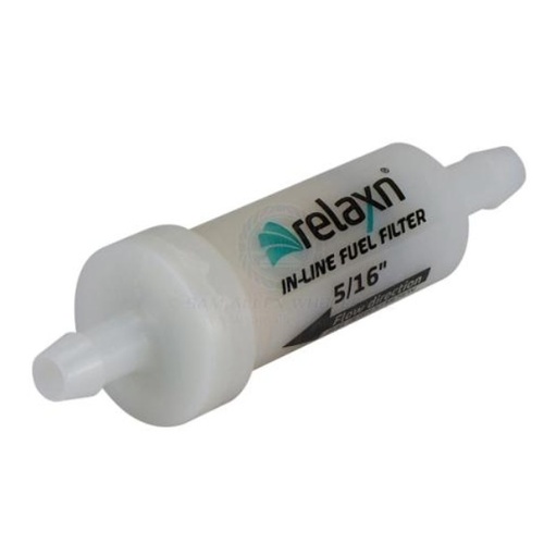 8mm In Line Fuel Filter for 2 or 4 Stroke Outboards 10 Microns 
