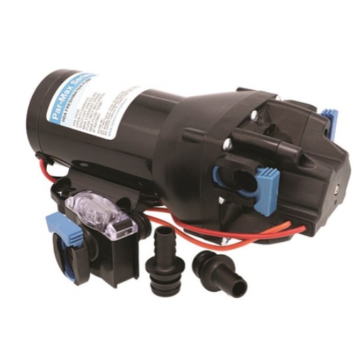 FW Pump 12V 15Lt 12mm J20-210 Jabsco Parmax 4 HD 40-60PSI Suits 4 x 12mm Outlets