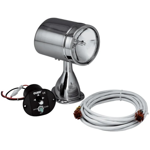 Marinco Stainless Steel Spot Light Kit with Remote Control  72,000 Candle Power 123320 22040A