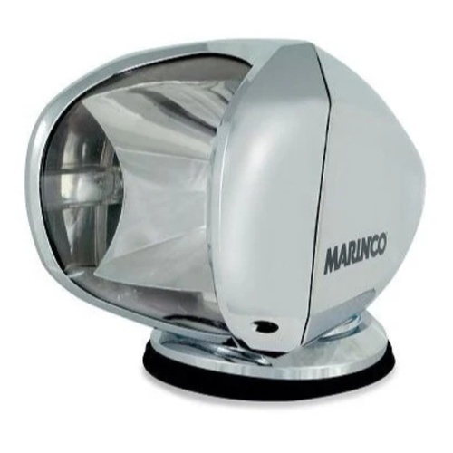Marinco 12V-24V Precision LT Chrome Wireless Spot Light with Wireless Remote 72,000 Candle Power SPL-12C
