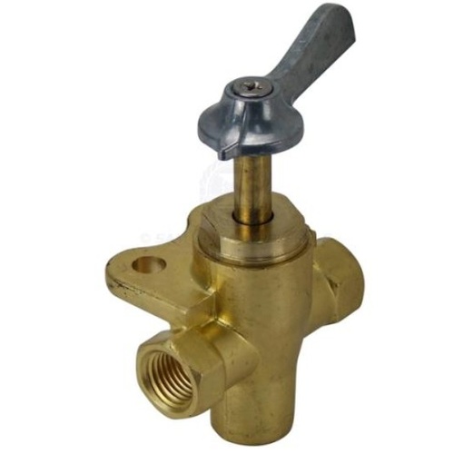 Brass 3 Way Fuel Diverter Valve with 1/4 NFPT Inch Female Threads