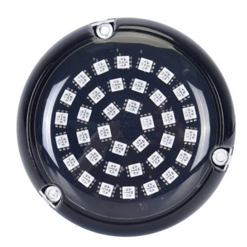LED Underwater RGB Transom Light 90mm 6W Surface Mount 12V-32V 709588 AquaIdea