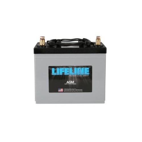 Battery - 12V 80A 550CCA GPL-24T Lifeline Deep Cycle AGM