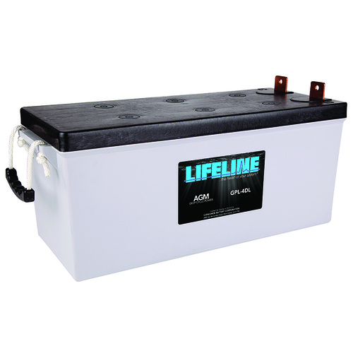 Battery - 12V 210A 1100CCA GPL-4DL Lifeline Deep Cycle AGM