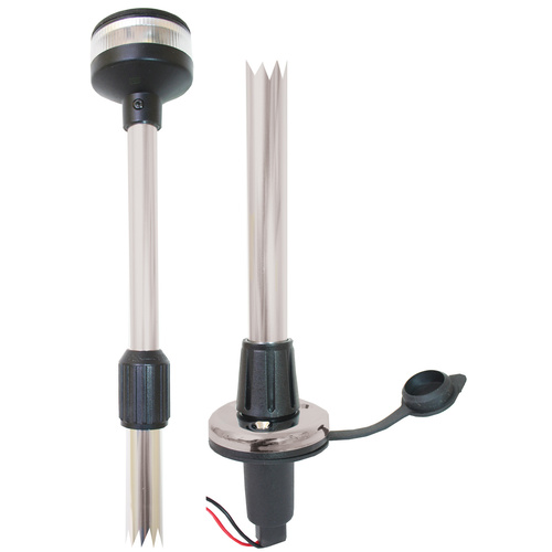 LED Pole Light 360 Degree 1.5mm Plug In Telescopic RWB3897
