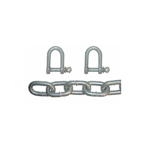 Chain Shackle Kit - 2m x 6mm Chain & 2 x 8mm Shackles