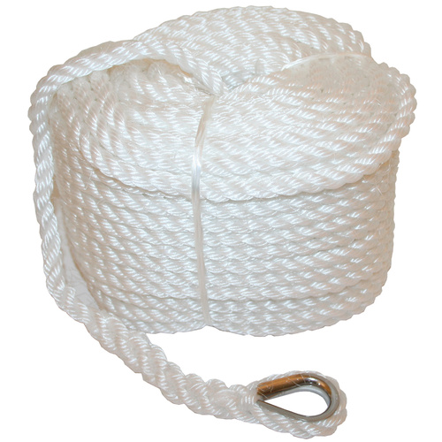 Silver Rope Pack 6mm x 40mt with eye
