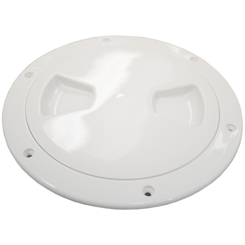 Inspection Port 145mm Overall White Round 